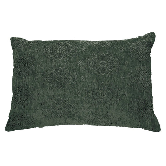 Velours jacquard vert forêt Toro