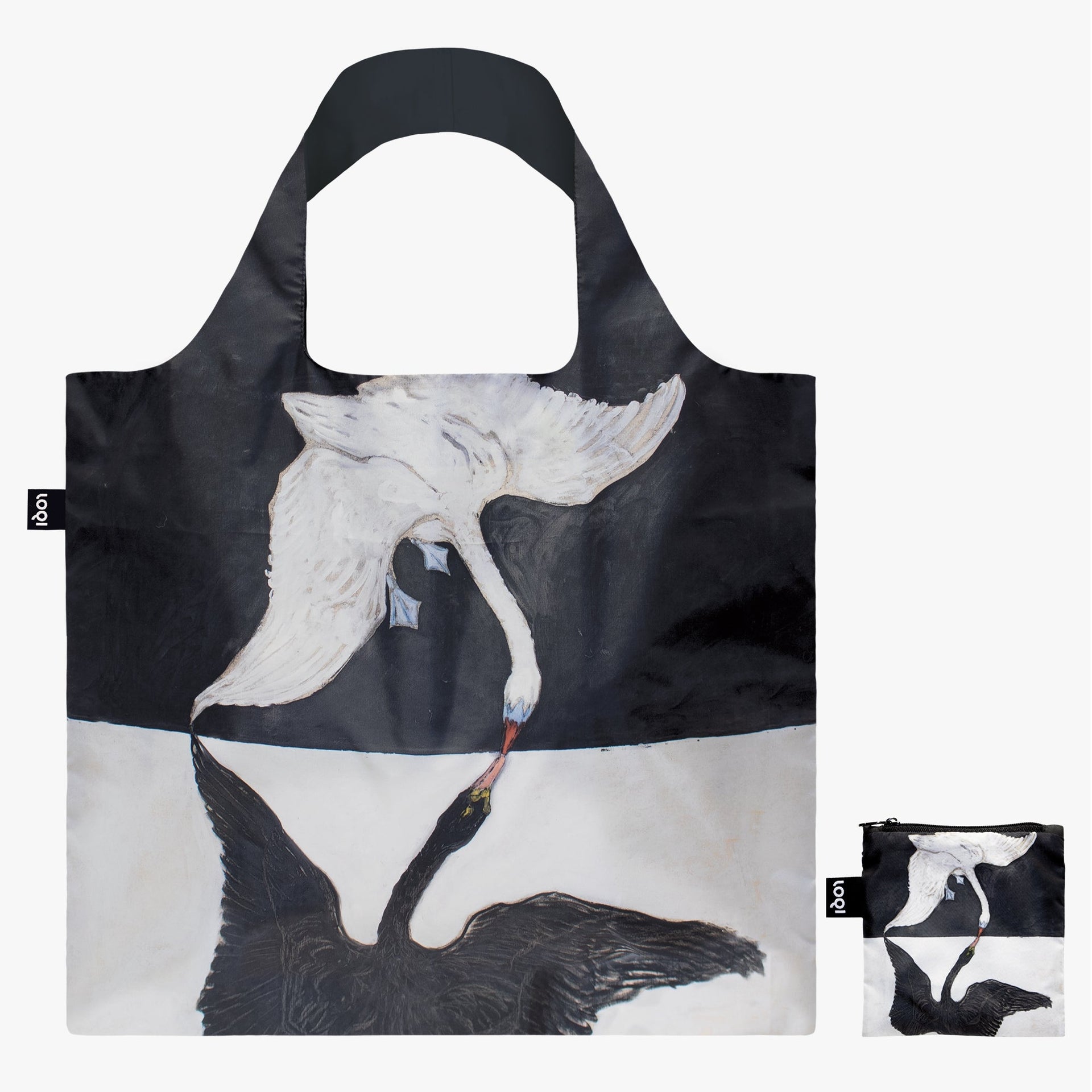 Loqi Sacs shoping pliable avec pochette 50 cmThe swan