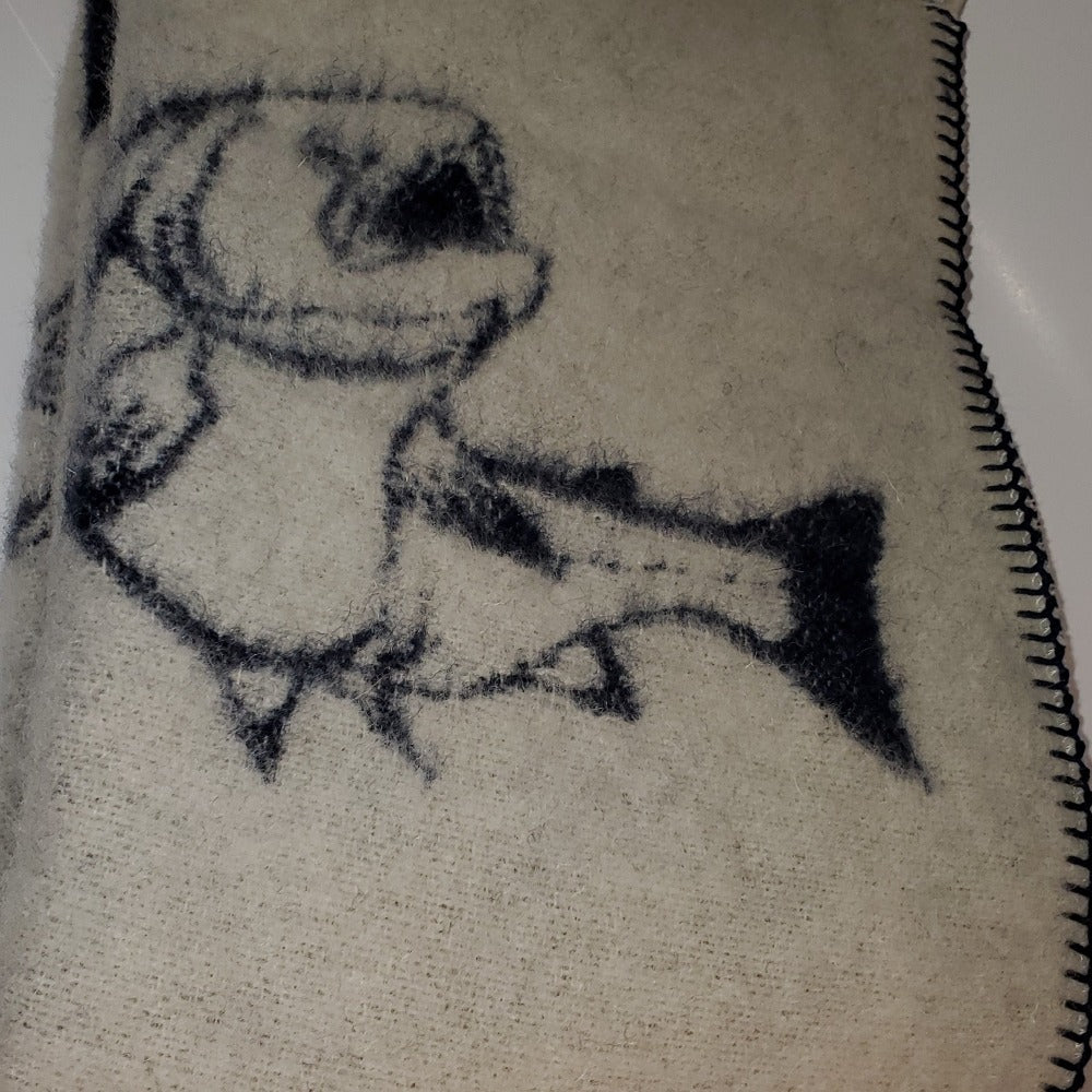 Jeté - saumon - réversible - 67X50''